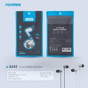 Foomee QA02 in-Ear WIRED HEADSET Super Bass Original Foomee