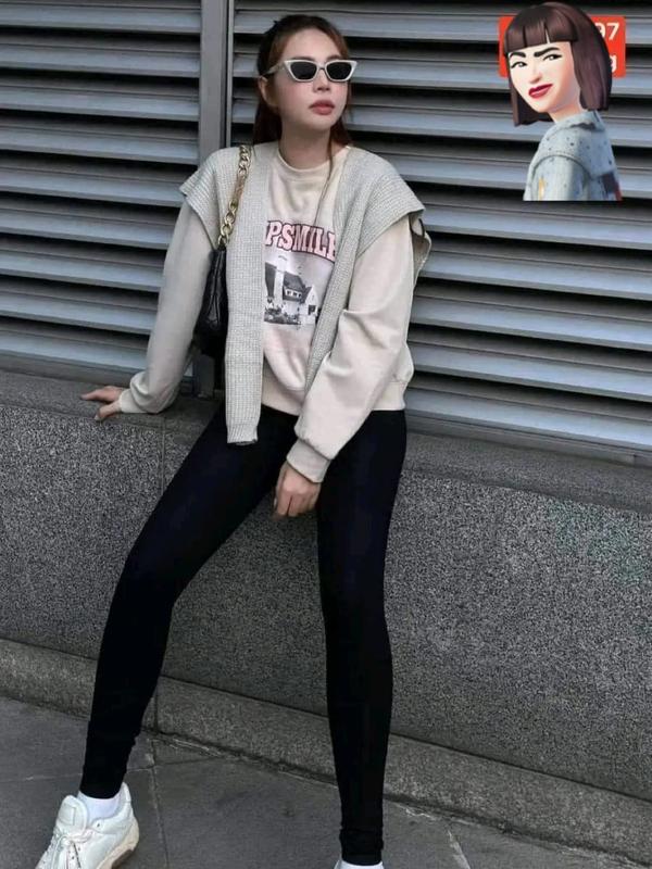 COMBO 2 Quần legging Co Giãn 4 Chiều Chất Vải Thun Co Giãn 4C dành cho Nữ  - Women quần kéobósát 5