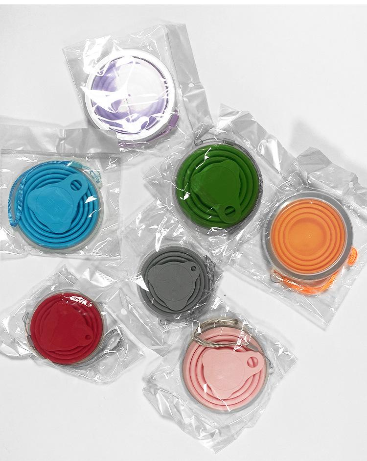Product Introduction of 2025 Foldable Cup Retractable Silicone Folding Water Bottle Portable Personal Cup 180ml Multi-color 14