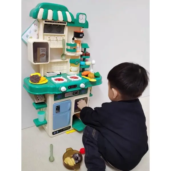 Bộ đồ chơi nhà bếp cỡ lớn có nhiều hiệu ứng sinh động,đồ chơi nhà bếp đóng vai cho bé Toy Câu Cá 6