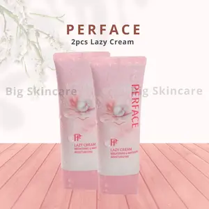 PERFACE Bundling 2pcs BPOM & HALAL LAZY CREAM TONE UP CREAM BRIGHTENING & WHITENING MOISTURIZING Radiance & Care For Skin