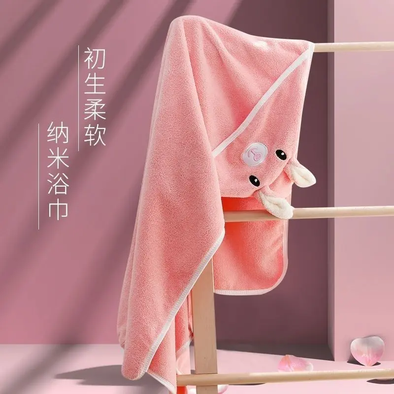 Khăn tắm có mũ trùm đầu, Chăn trẻ Em Bé mới, Thích hợp cho trẻ sơ sinh, Siêu lớp a, Có mũ trùm đầu, Có sẵn cho mùa Xuân, mùa hè, mùa thu và mùa đông, Dày và mỏng, Thêu 0