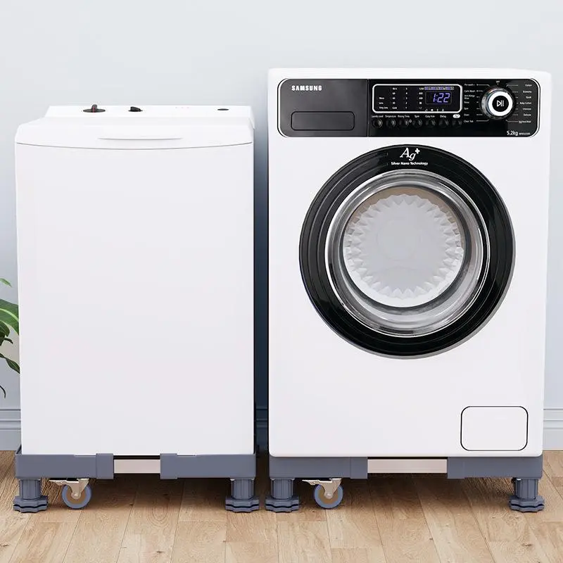 Chân đế kê tủ lạnh  Chân máy giặt 8 trụ đứng 4 bánh Tuỳ chỉnh độ cao Linh hoạt kích cỡ di chuyển dễ Lily's decor house 7