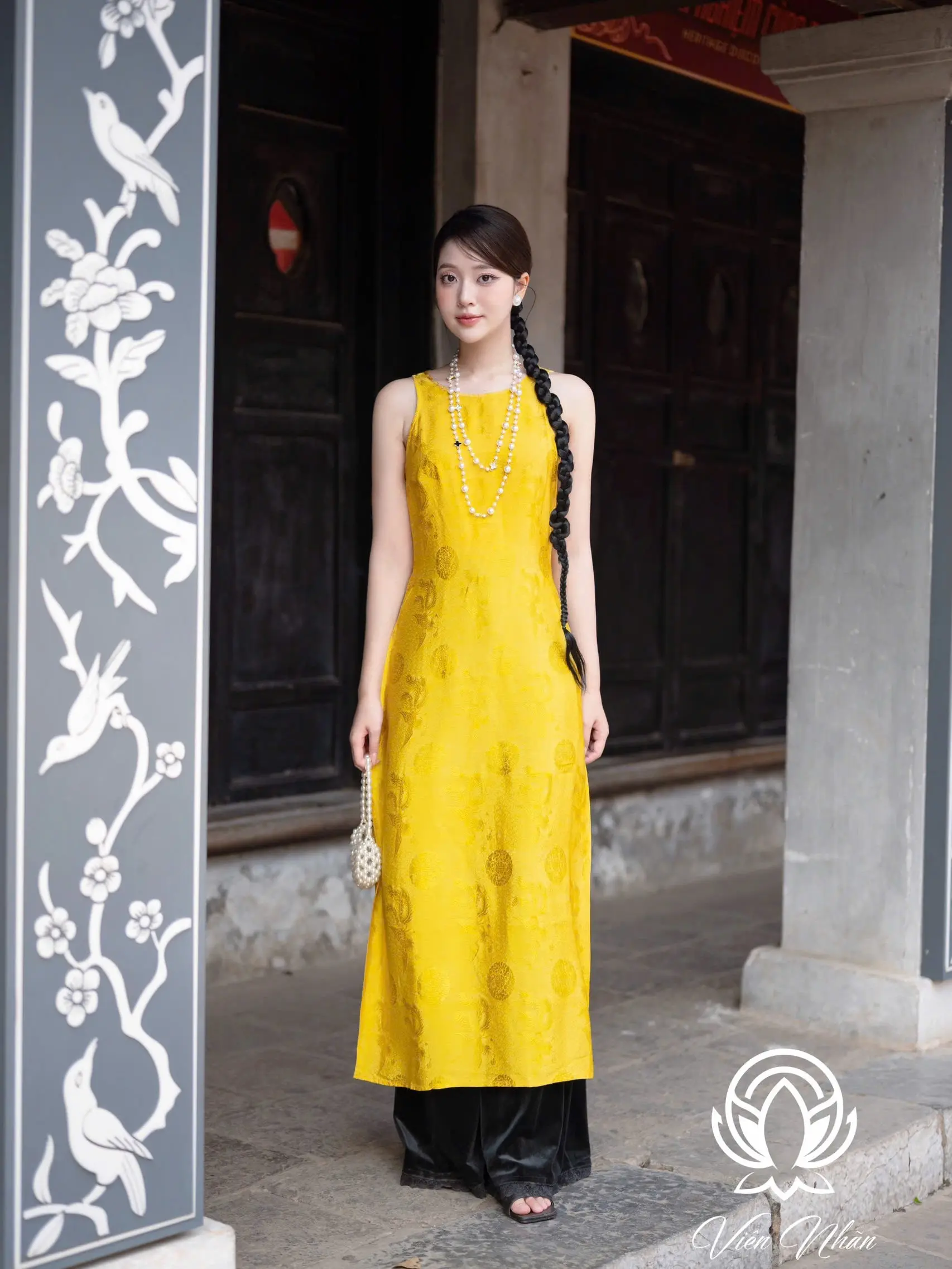 [KHÔNG KÈM QUẦN] Áo ba lỗ dáng suông Viên Nhãn chất vải lụa tơ tằm cao cấp cách điệu năng động trẻ trung