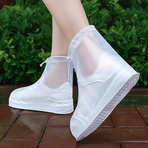 Botas de Lluvia Antideslizantes, Engrosadas y Duraderas, Impermeables, Botas de Lluvia para Exteriores, Suela de Color Aleatorio, Perfectas para la Temporada de Lluvias