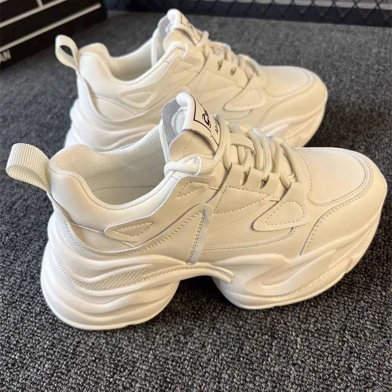 Dad Shoes, Nữ, 6cm, Hàng Mới Về Mùa Lò Xo 2024, Đế Dày Nhỏ Giày Nữ Tăng Chiều Cao, Giày Thể Thao Thường Ngày Dễ Phối Đồ Hoàn Thiện