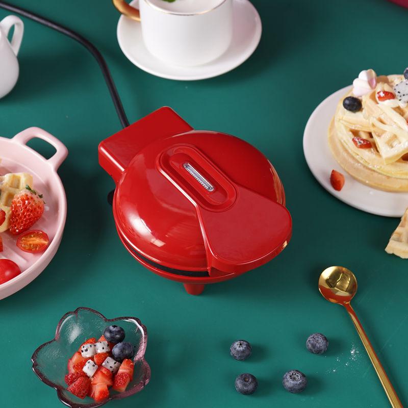 Product Introduction of Mini Automatic Temperature Control Double Side Heating Children's Roast Machine Household Electric Frying Pan Waffle Machine Breakfast Machine stainless  steel  pan teflon clay  pot clay  pot pot 1