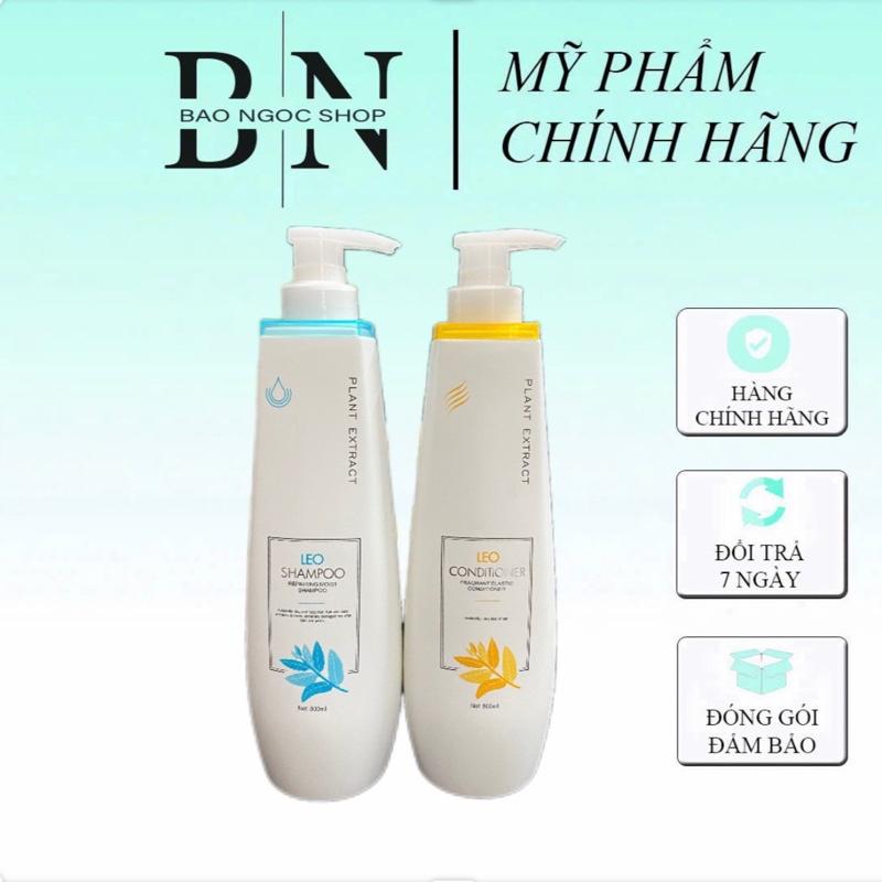 CHÍNH HÃNG Cặp dầu gội xả phục hồi tóc hư tổn siêu mềm mượt tóc LEO PROSEE 800ml