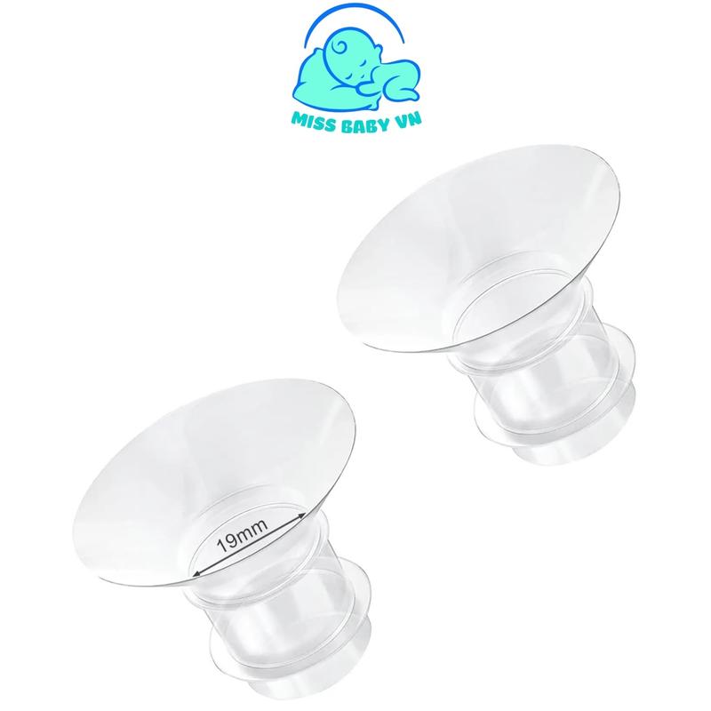 Đệm hạ size bằng silicon cho phễu máy hút sữa với các kích thước 17-19-21 mm phù hợp với 90% loại máy Voi