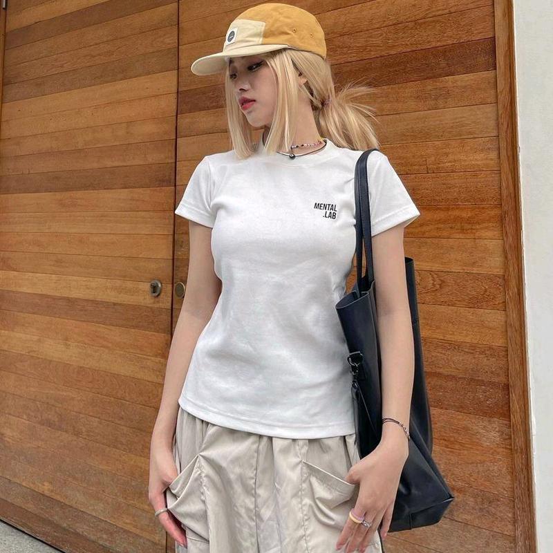 Áo thun Baby Tee nữ Thời Trang In Decal MOTIF MENTAL Top Women 1