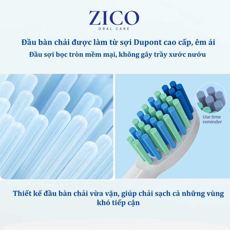 Set 2 đầu bàn chải điện ZICO dành riêng cho dòng bàn chải điện ZICO XO – 500 2
