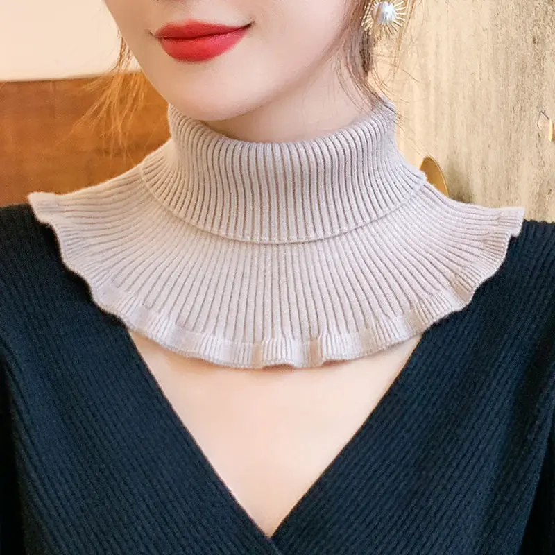 Khăn Len Choàng Cổ Chui Đầu Giả Áo Cổ Lọ Giữ Ấm 2371 - PARISA 2