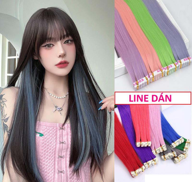 Tóc giả light - Tóc nối dán high light dán chắc chắn không bung (giá 1 tép) Phong cách Hàn Quốc- Phụ kiện RYRY Women Wig