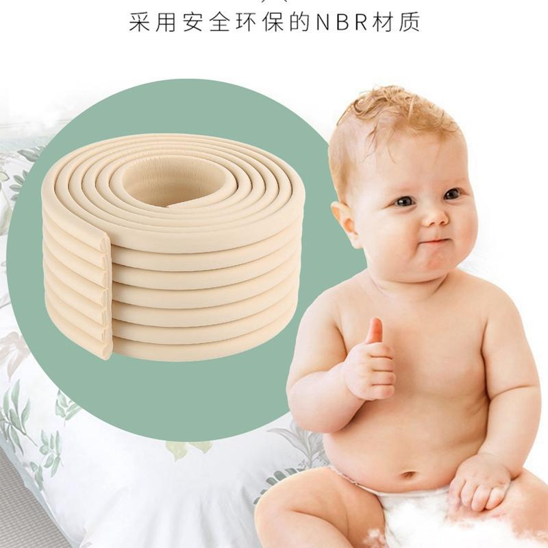 Product Introduction of 2M/Roll Baby Edge Protector Soft Rubber Hurt Prevention Edge Corner Guards Baby Bumper Edge Strip Table Corner 17
