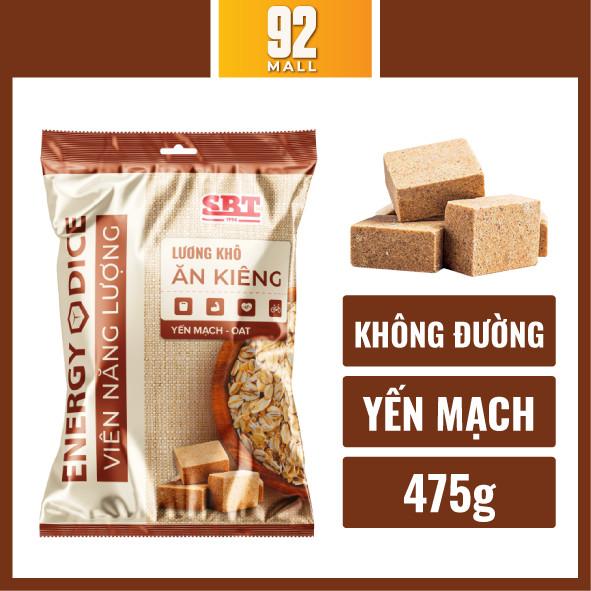 Lương Khô Ăn Kiêng Yến Mạch SBT Túi 475g Ít Calo Thơm Ngon Snack Ăn Vặt