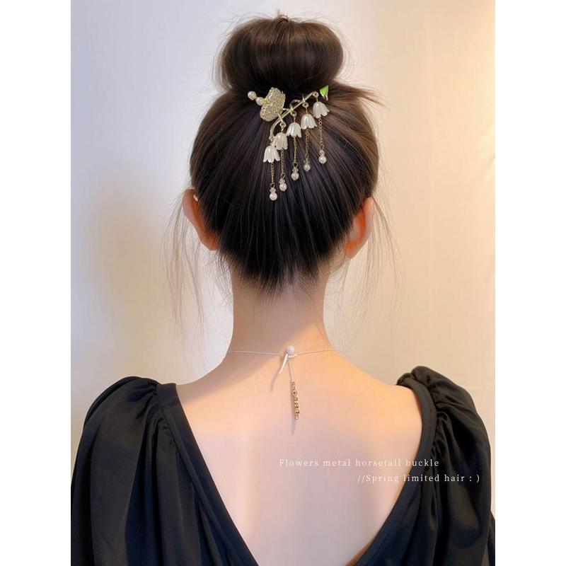 Kẹp Tóc, Mặt Hàng Bán Chạy, Với Thiết Kế Chạm Khắc Rỗng Và Kẹp Cua, Thích Hợp Cho Tóc Trẻ Em, Nhẹ Và Lý Tưởng Để Tạo Mẫu Hàng Ngày Và Ngày Lễ. 4