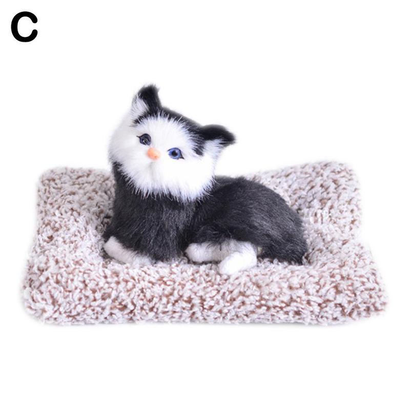 Product Introduction of Mainan boneka kucing untuk kanak-kanak, anak patung haiwan boneka simulasi, comel dan cantik, hadiah 29