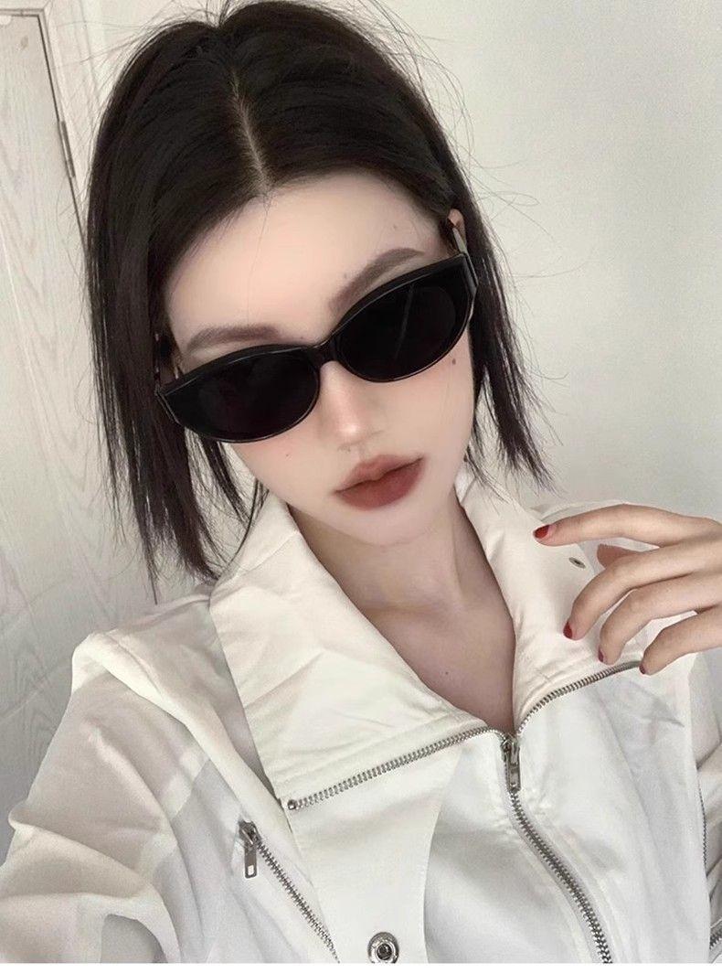 Product Introduction of Sunglasses for women, retro spicy girl, cat eyes, small frame glasses, polarized anti UV sunglasses, small face 6