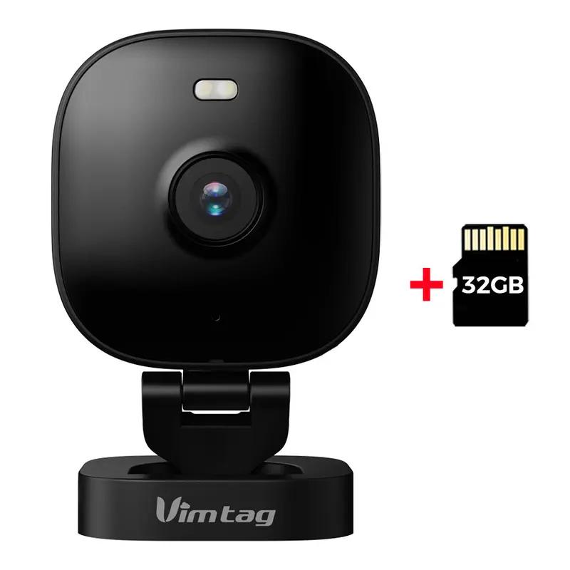 VIMTAG Mini Camera WIFI 4MP 2-Way Audio Color Night Vision 8X Zoom Auto Alarm Waterproof Outdoor Security Camera IP Surveillance 7