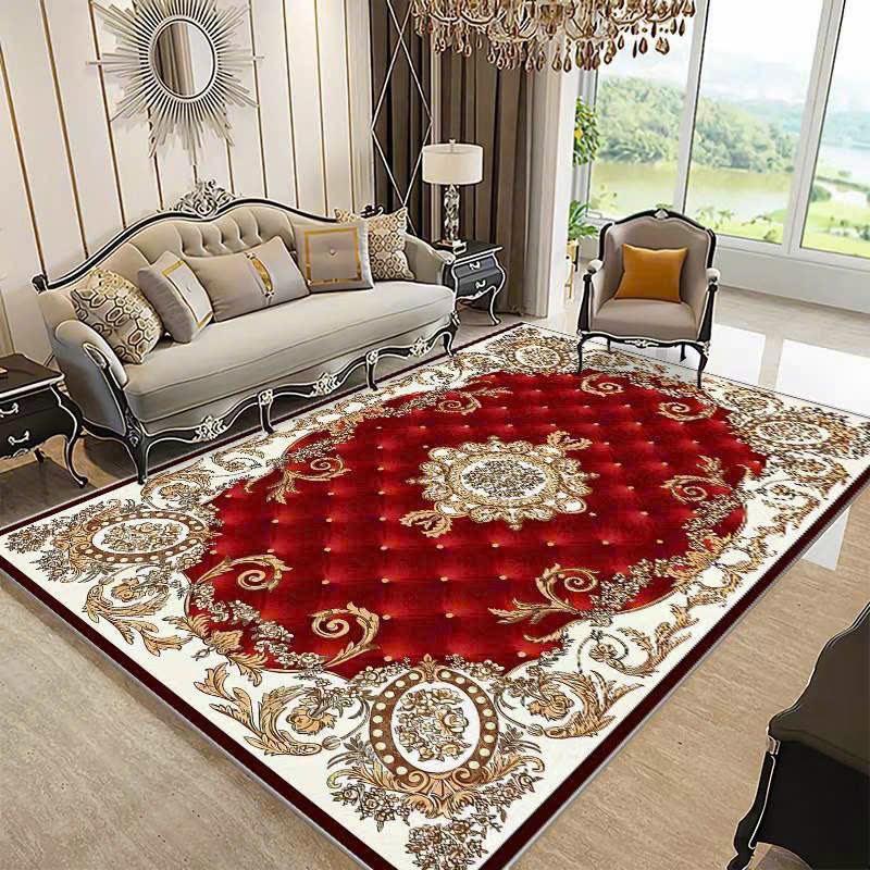 Thảm bali KIM CƯƠNG ĐỎ kt 2m x 3m trải phòng khách sang trọng và hiện đại  HÀ MIN BEDDING