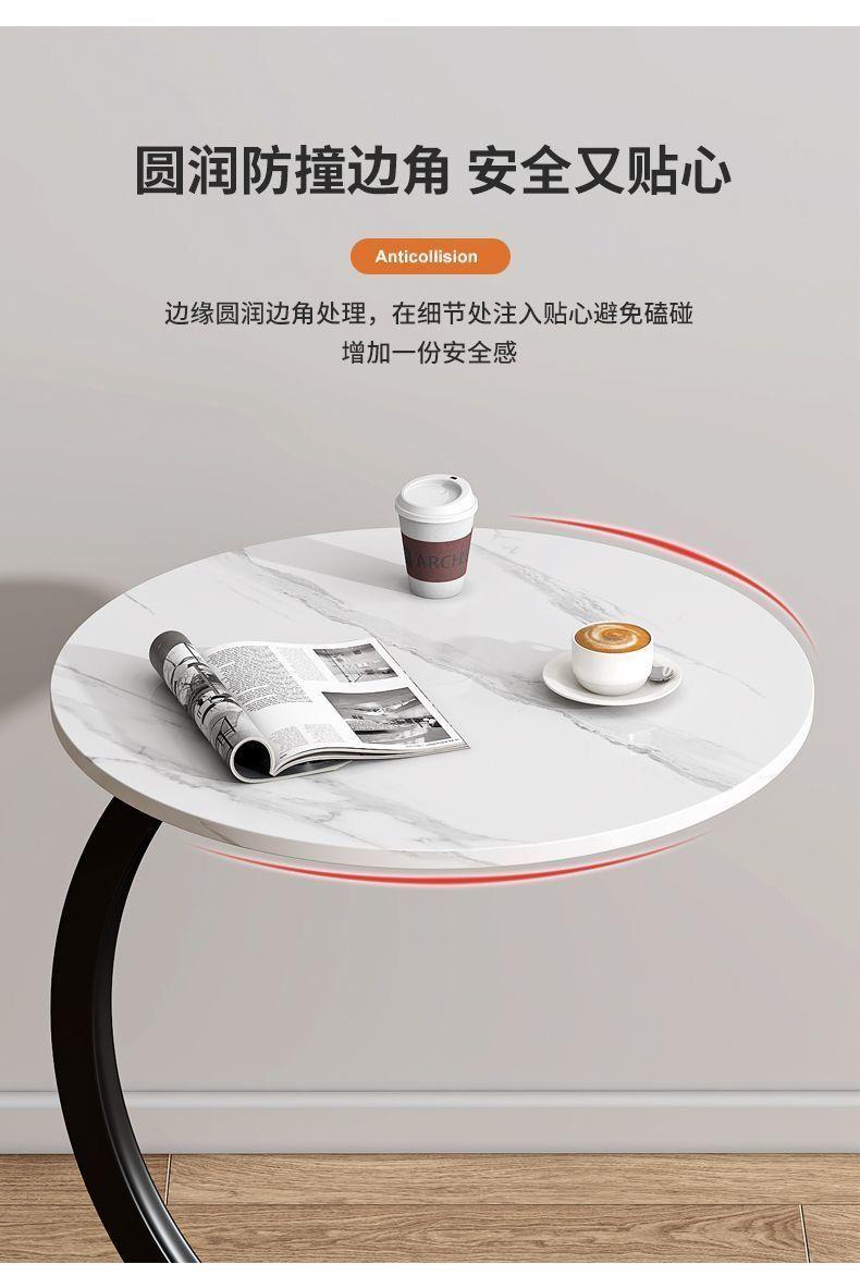 Product Introduction of Bàn Bên Ghế Sofa, Phòng Khách Bàn Cà Phê Đầu Giường Phòng Ngủ, Giá Để Đồ Hai Lớp, Bàn Góc Tròn Đơn Giản, Bàn Nhỏ Đầu Giường, Kích Thước Vượt Quá 99% Cùng Kiểu, [Điểm Xếp Hạng Tuyệt Vời] 7