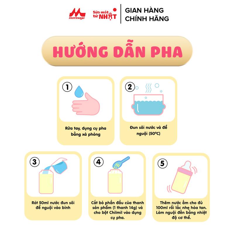 Product Introduction of Sữa Morinaga Chilmil 140g 10