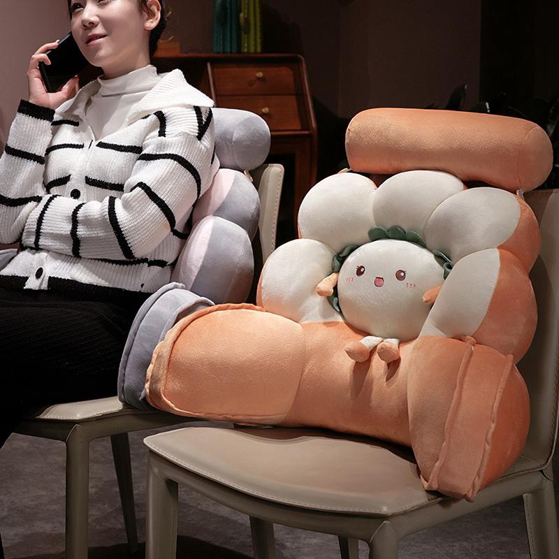 Product Introduction of Flower Office Waist Cushion Cushion Waist Support Long-Sitting Artifact Waist Support Pillow Chair Sofa Seat Back Cushion 18