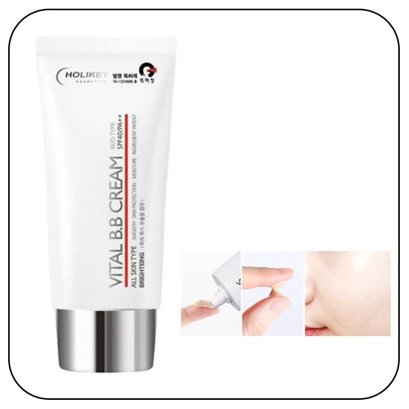 Product Introduction of Kem nền trang điểm, Kem trang điểm chống nắng Holikey Vital BB Cream Hàn Quốc SPF /40 PA 50ml 1
