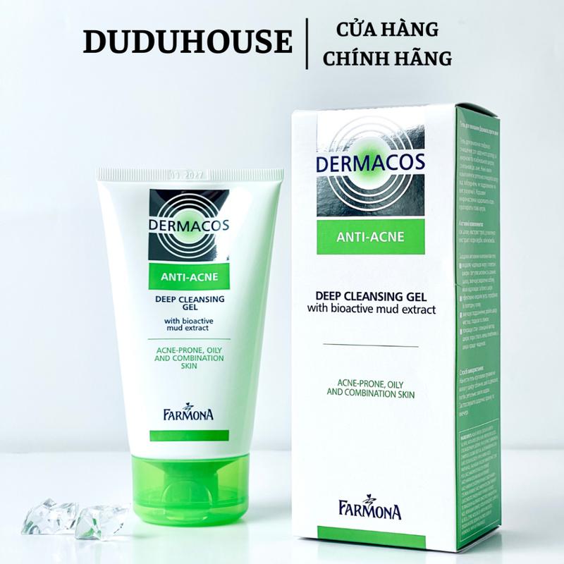 DERMACOS Sữa Rửa Mặt Farmona Dermacos Anti Acne Deep Cleansing Gel 150ml, Sạch…