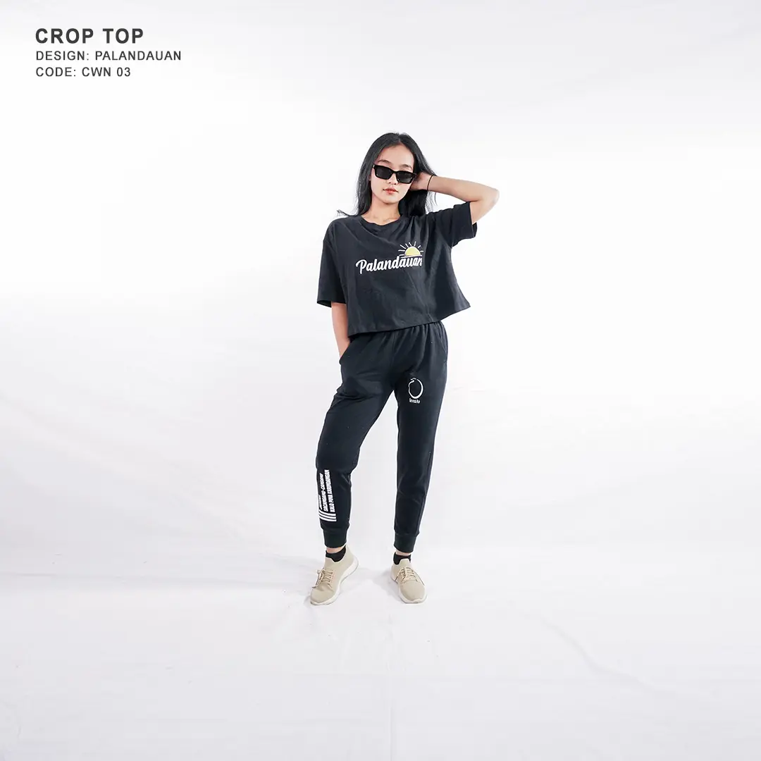 Intalu Crop Top Kaos Wanita Palandauan | CWN 03