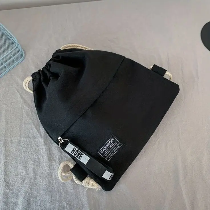 TAS SERUT / STRING BAG POLOS TAS OLAHRAGA  TERMURAH Futsal Wanita