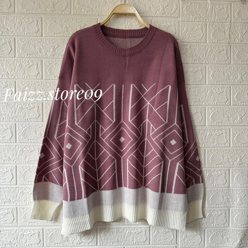 Oneset Sweater Rajut Raize Setelan Celana Kulot Wanita / Atasan Rajut Import Fit Panjang Baju Dewasa 1