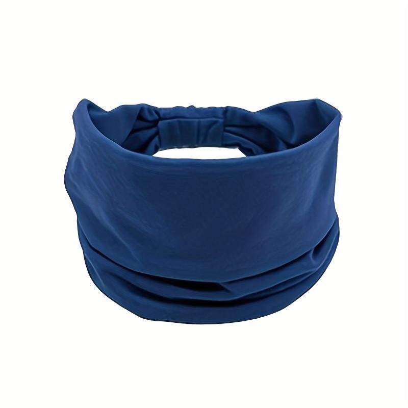 Women's 1pc moisture-wicking wide headband set - suitable for fitness, yoga, running, cycling, basketball | Polyester knitted fabric, suitable for normal hair types, no power supply required square 4