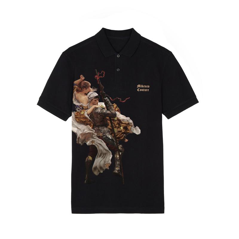 Áo Polo Mikenco BLIND FOR LOVE vải cao cấp tay lỡ nam nữ phong cách trẻ trung, mặc form cực đẹp