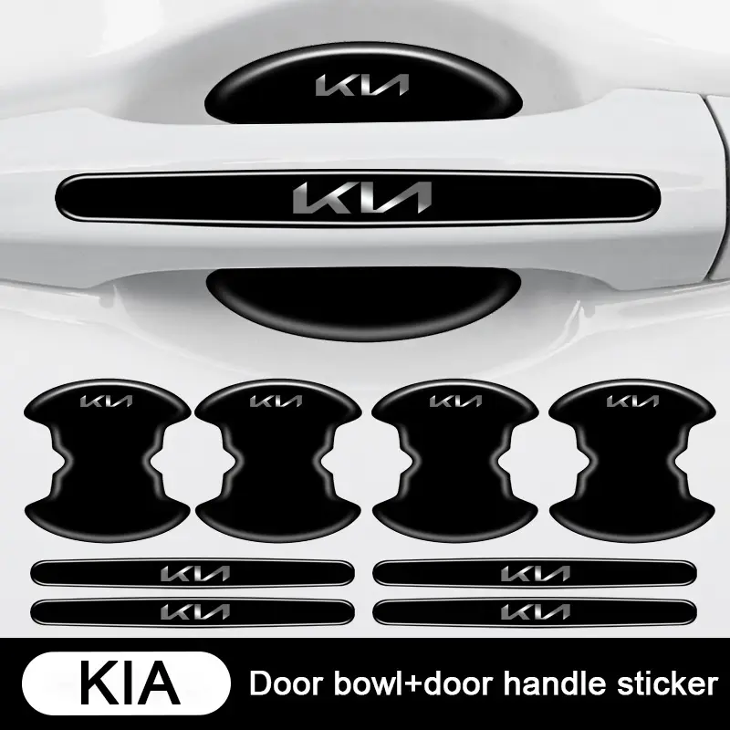 Miếng Dán Bảo Vệ Tay Nắm Bát Cửa Xe Hơi, Dành Cho KIA EV6, GT, Sportage, Rio, K5, Optima, Carnival, Sorento, Picanto, Cerato, Seltos, Miếng Dán Xe Hơi
