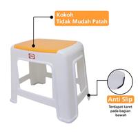 Gambar Shinpo Bangku Jongkok Romeo SIP 290 Bangku Pendek Plastik Ringan Kuat - MN dari manolistore Kota Surabaya 3 Tokopedia