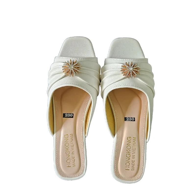  Giày dép nữ sục 5p hở mũi vuông bông giữa Giày DéP Shoes lông depnuhottrend 2023 dep xinhlung xăng đan cao giay got kieu guốc 2 đẹp quaimanh đế sandal thoitrang fit flop 