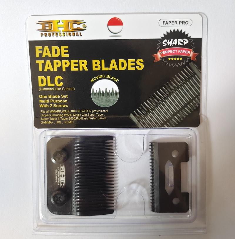 Product Introduction of Mata Pisau Mesin Cukur Blade BHC FAPER PRO Original DLC Universal Fade & Tapper / Pisau Mesin Cukur For WAHL WMARK JRL ANDIS GAMMA TUFT LUMI DLL Merah 15