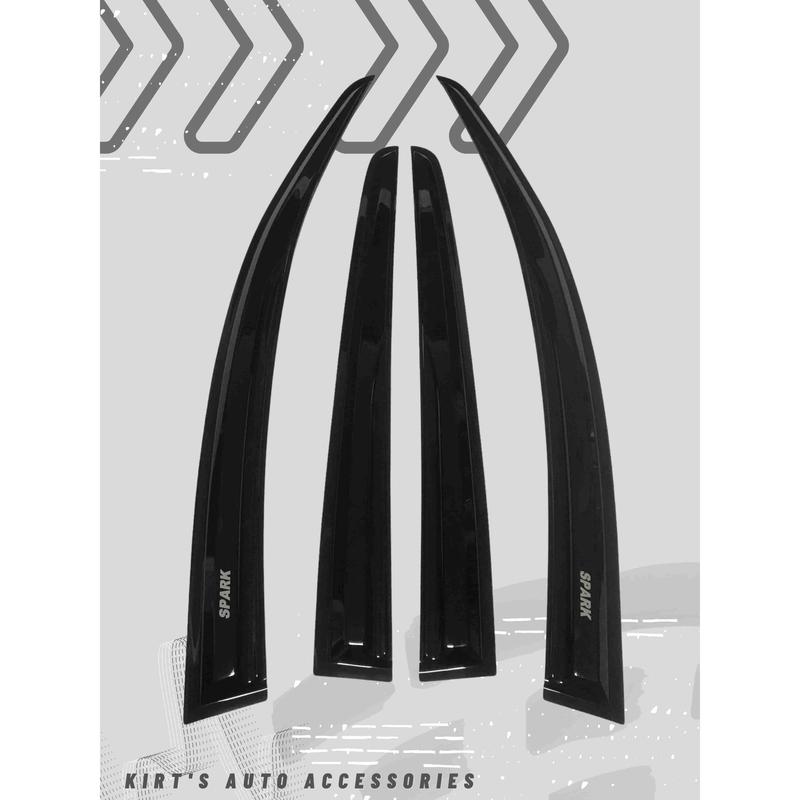 Chevrolet Spark 2011 2012 2013 2014 2015 2016 2017 2018 MUGEN Rain Visor Sun Gutter IM 0