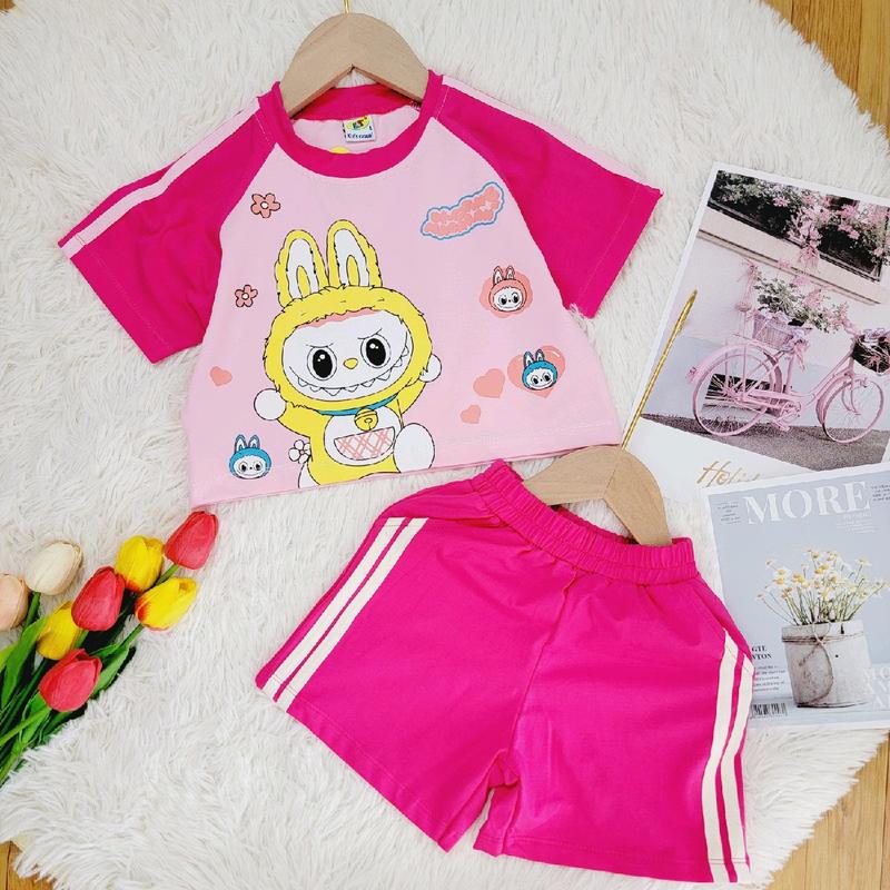 (12kg- 40kg) Bộ sọt Labubu chất vải thun cotton mềm mại thoáng mát cho bé yêu. 2