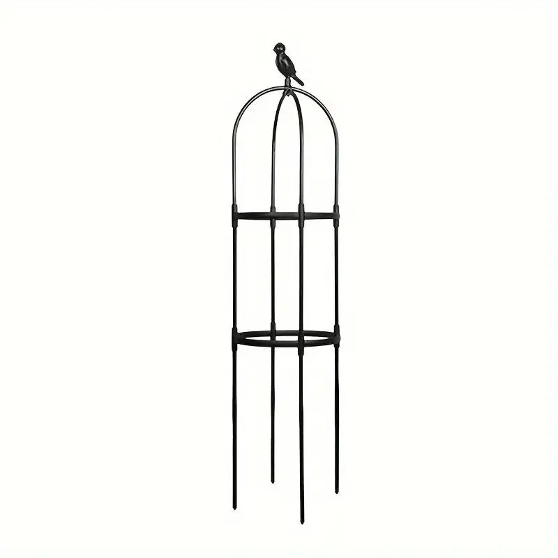 Garden Climbing Decorative Support, Decorative Plastic and Metal Trellis, Climbing Plants Outdoor Support for Flowers, Vine, DIY Stake for Tomato Cucumber Climbing, Breathable Planter, Garden Supplies 5