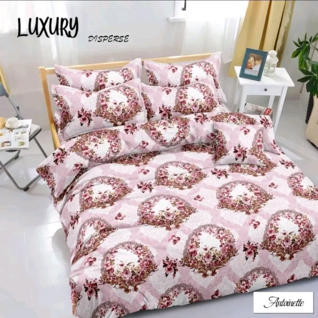 Sprei Set Terbaru 180x200,sprei terlaris,sprei flowers Katun Lembut Bisa Dicuci