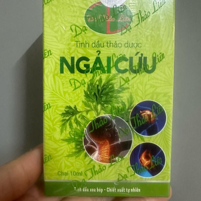 Tinh Dầu Ngải Cứu 10ml Dạ Thảo Liên Xoa bóp, Đau Nhức Vai Gáy, Đau Đầu... dược 0