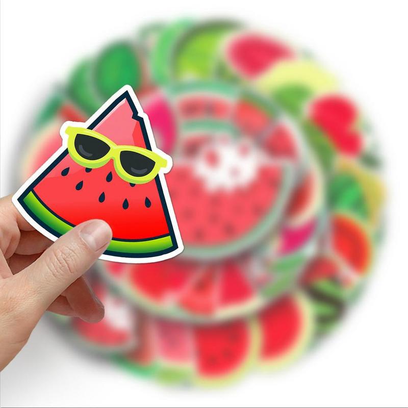 Product Introduction of Bộ 50 Sticker Dưa Hấu trang trí sổ tay,mũ bảo hiểm,bình nước... 1
