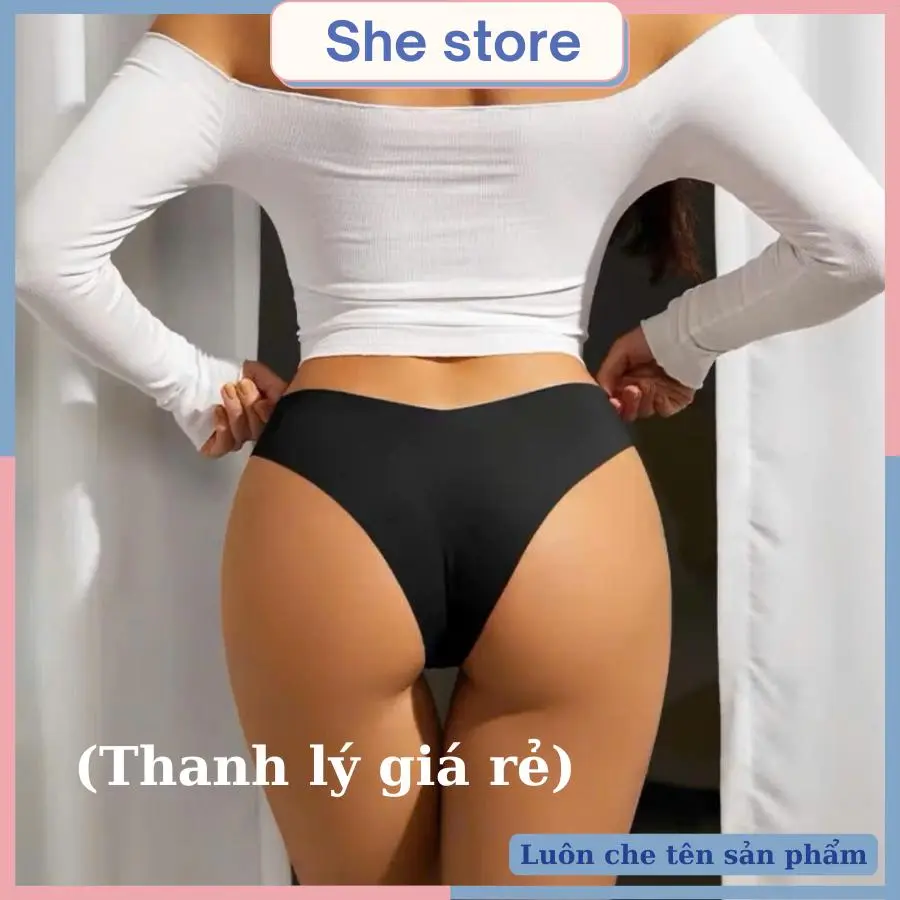 Combo 10 Quần lót nữ lọt khe siêu mỏng nhẹ, quần chip su tàng hình, không đường may, cạp chữ y (Thanh lý giá rẻ) - K02