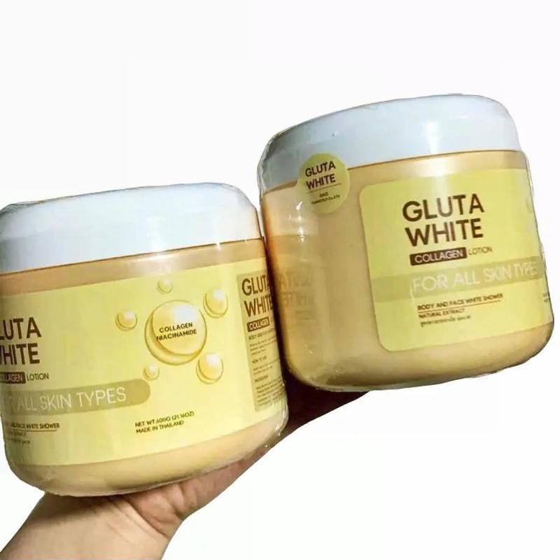 Kem ủ trắng da gluta white thái Lan hủ đại 600gram