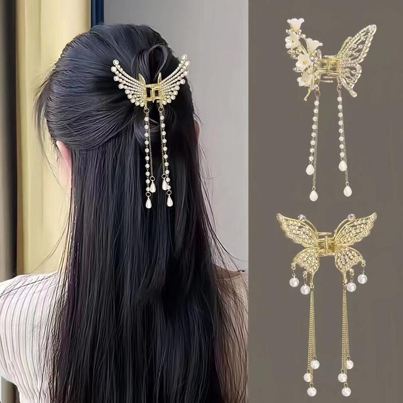 Kẹp Tóc Hình Bướm, Phong Cách Hàn Quốc, Thiết Kế Thanh Lịch, Thích Hợp Cho Bé Gái Women 1