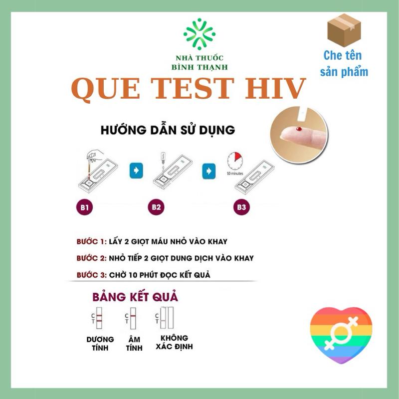 Que test H+ Fastep tại nhà [Che tên SP] 1