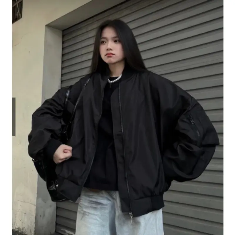 KEDOBSHOP Áo Bomber Jacket Tay Nhún Nam nữ - dù 2 lớp dày dặn form rộng siêu xinh,hnn.