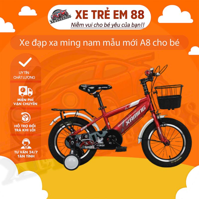 Xe đạp xa ming nam mẫu mới A8 cho bé từ 2 đến 10 tuổi Gắn Xe Đạp Đạp Xe Đạp Sport kiotool